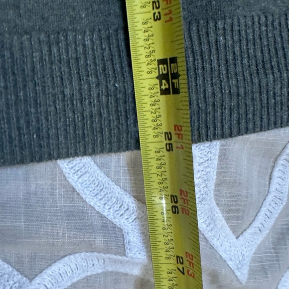 Talbots 100%‎ Pure Cashmere Sweater Green Round Neck 3/4 Sleeve - Picture 7 of 8